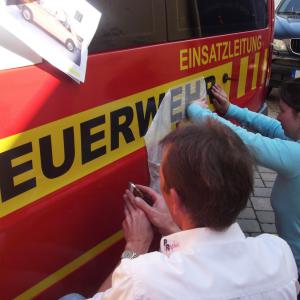 Feuerwehr Autobeschriftung