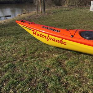 Kajak Beschriftung